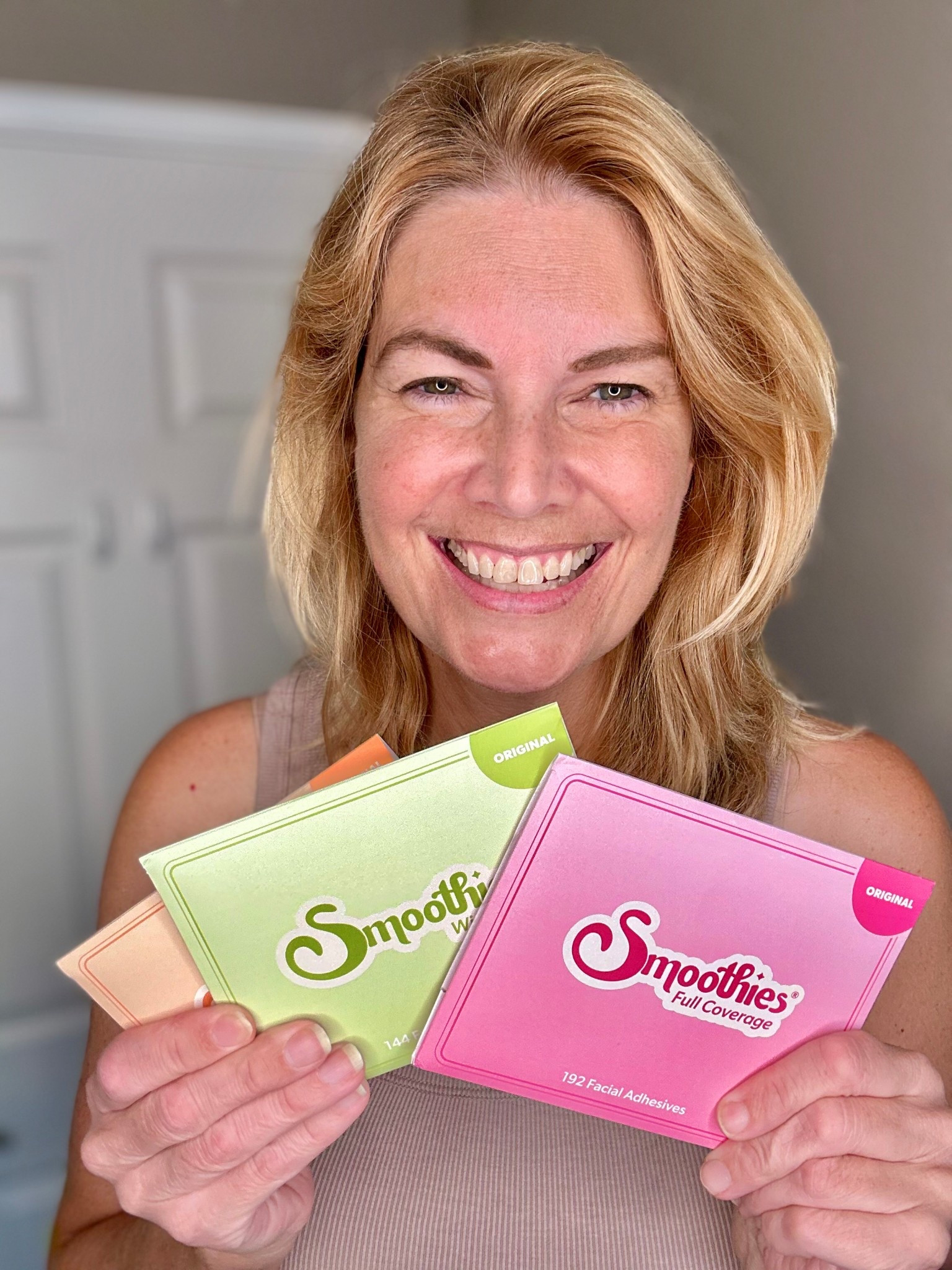 I love my smoothies!  I’ve been wearing these patches at night and they have smoothed out all my fine lines and wrinkles. They come in all shapes and sizes for all areas of the face.  I have them all linked below.  #smoothies #smoothiesskin @smoothiesskin

#LTKBeauty #LTKOver40
