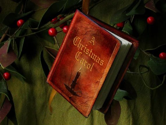 Charles Dickens - A Christmas Carol - Literary Excerpts Miniature Book Ornament | Etsy (US)