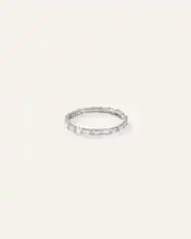 Diamond Baguette Bar Eternity Band | Quince