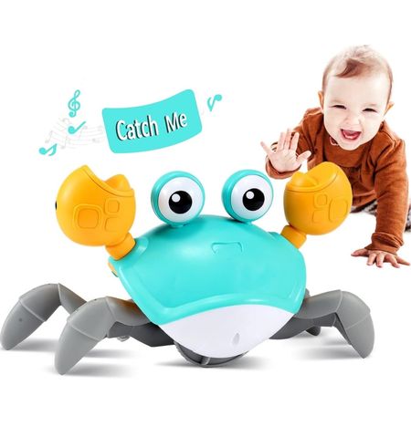 Walking crab, perfect for tummy time fun!

#LTKkids #LTKbaby