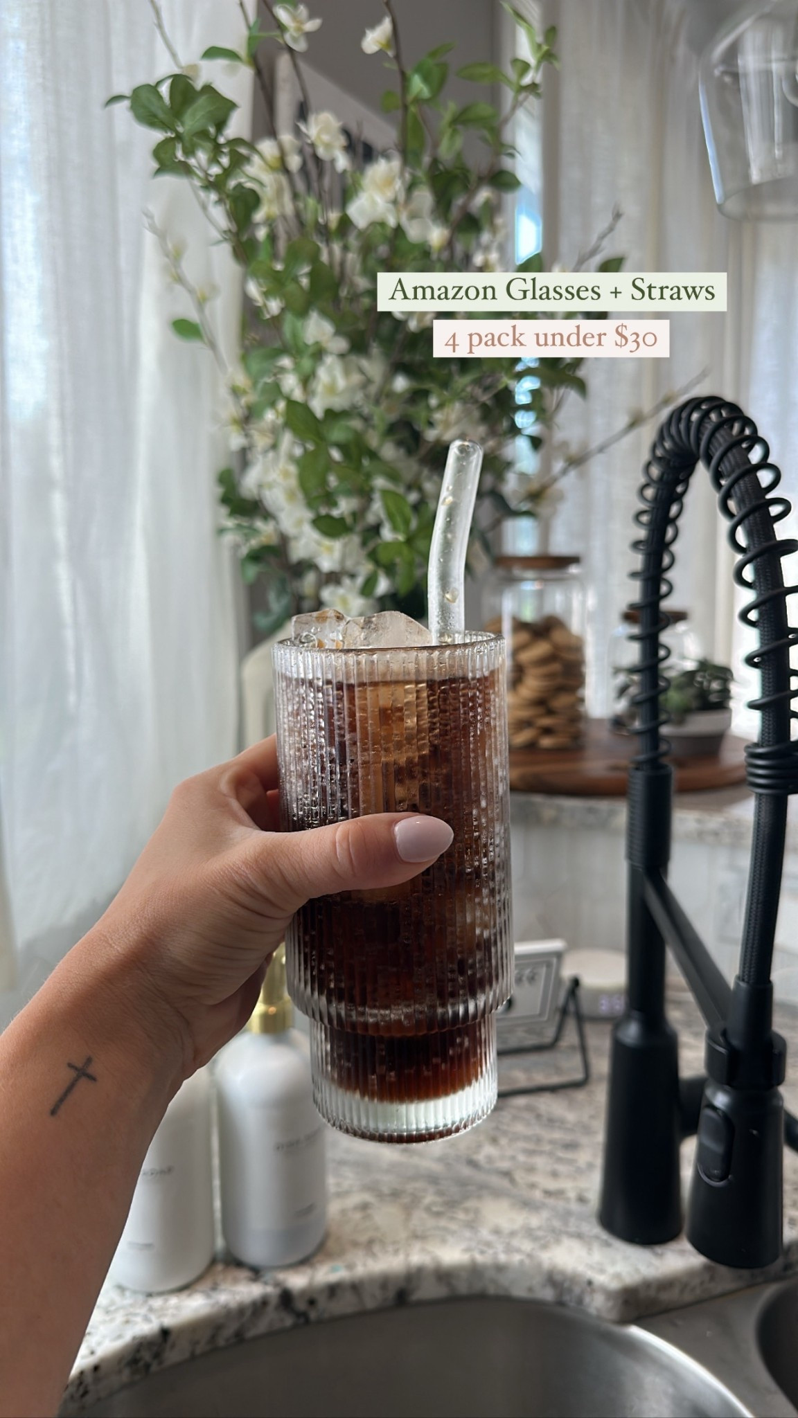 Glasses with straws 

#LTKFindsUnder50 #LTKSeasonal #LTKHome