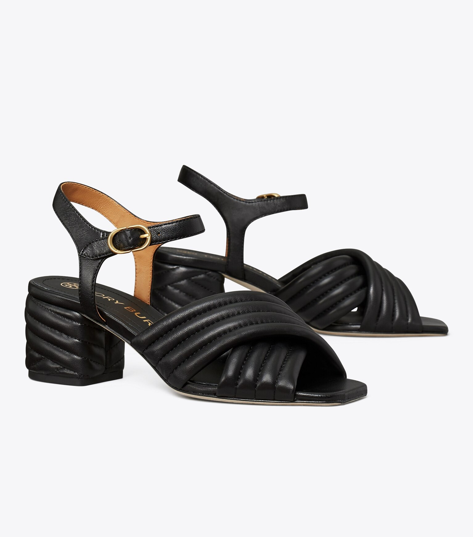 Kira Quilted Heeled Sandal | Tory Burch (US)