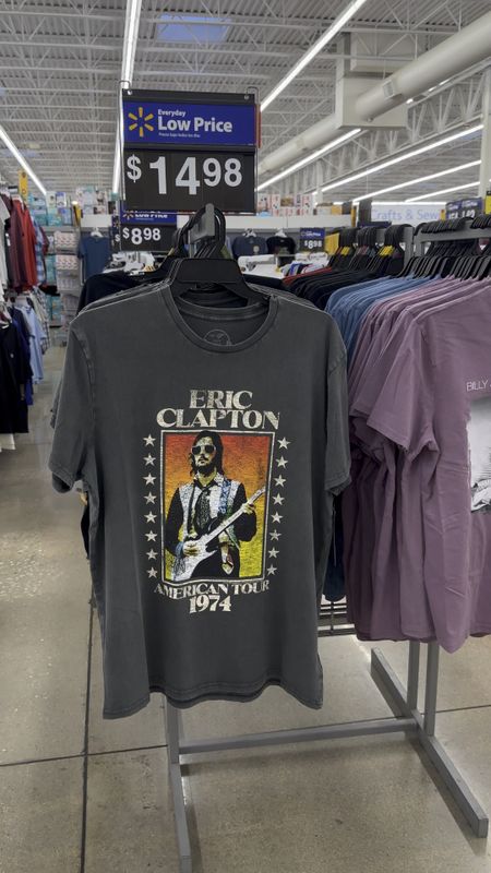 Eric Clapton Acid washed graphic T-shirt from Walmart! Feels so soft and is so cute!!! 
Band tee, graphic tee, rock tee, band T-shirt, graphic tshirt 

#LTKstyletip #LTKBacktoSchool #LTKcurves