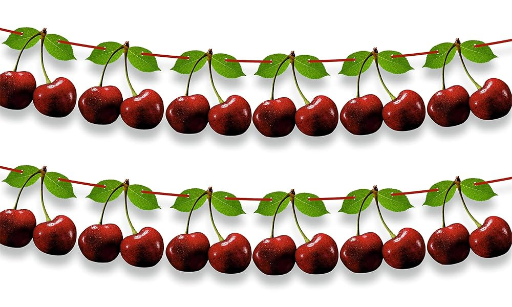 Birthday Party Decoration - Cherry Garland Decoration | Amazon (CA)