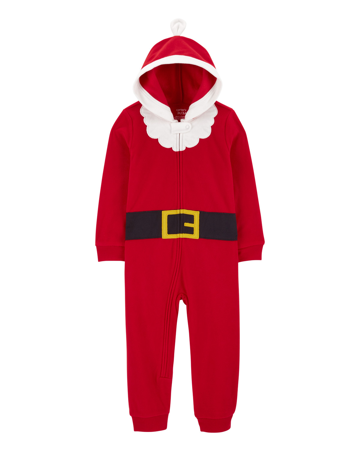 Toddler 1-Piece Santa Fleece Costume Pajamas | Carter's Inc