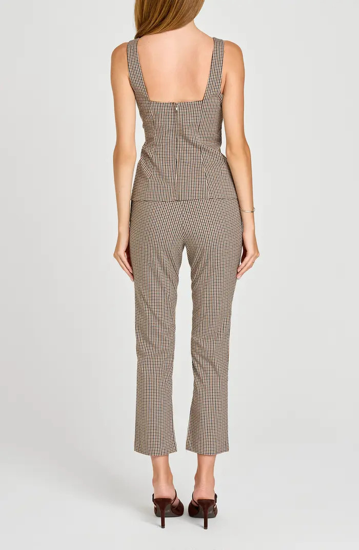 x Sara Walker Carolyn Check Pants | Nordstrom