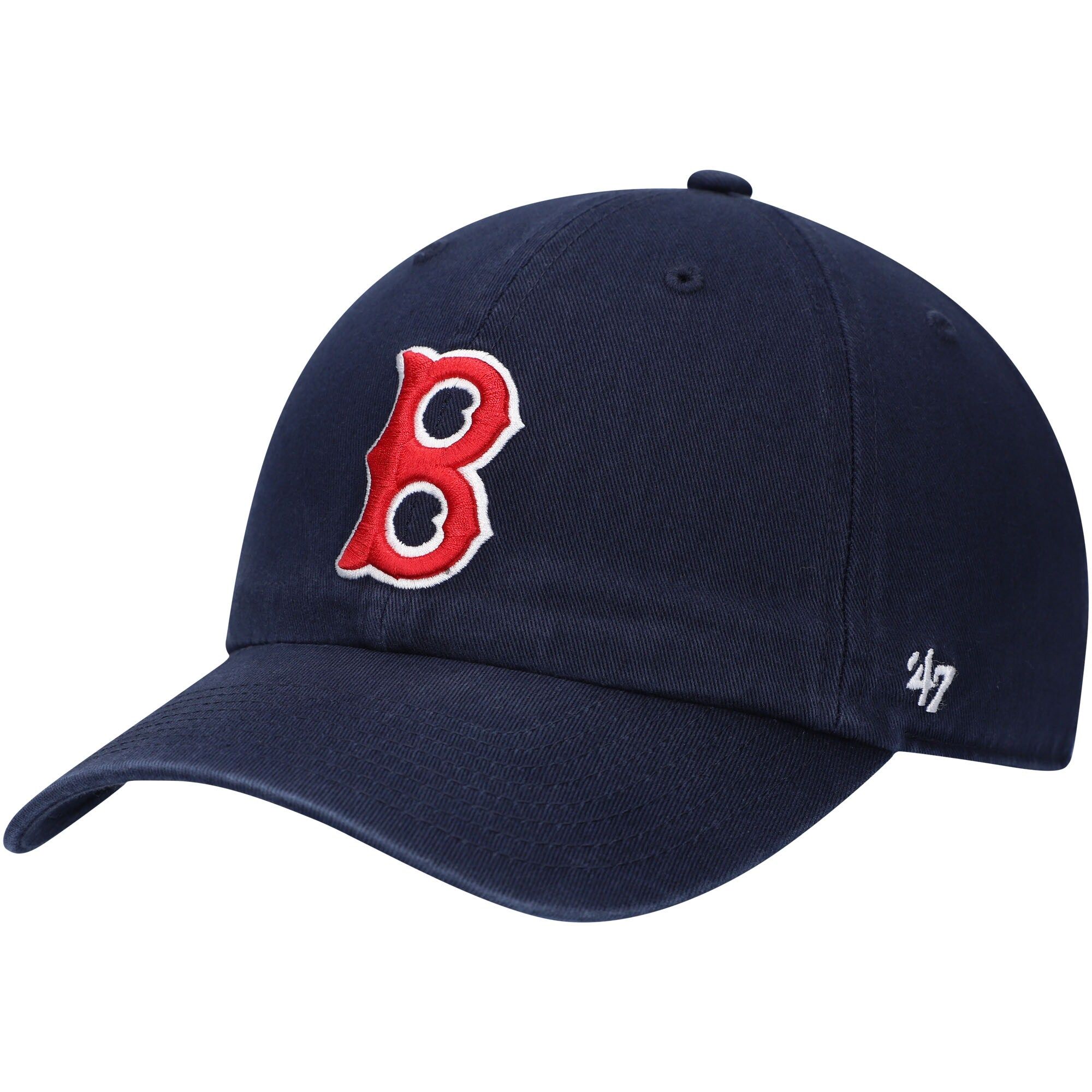 Men's Boston Red Sox '47 Navy 1946 Logo Cooperstown Collection Clean Up Adjustable Hat | MLB Shop