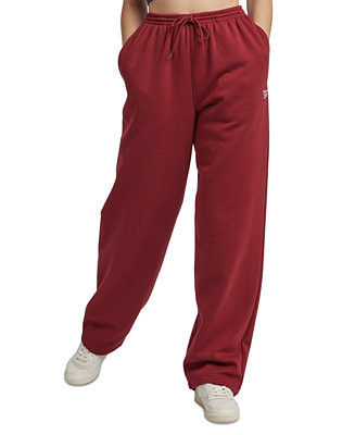 Women's Fleece Straight-Leg Sweatpants | Macy's