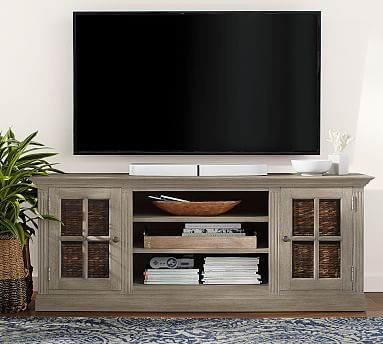 Livingston 68.5" Media Console | Pottery Barn (US)