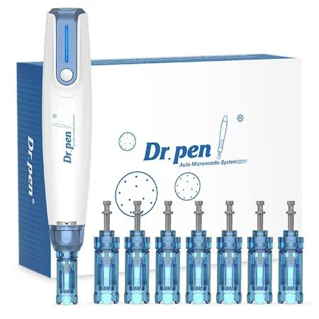 Dr Pen A9 Microneedling Pen Dermapen Microneedle Pen with 8pcs Replacement Cartridge Derma Pen for F | Walmart (US)