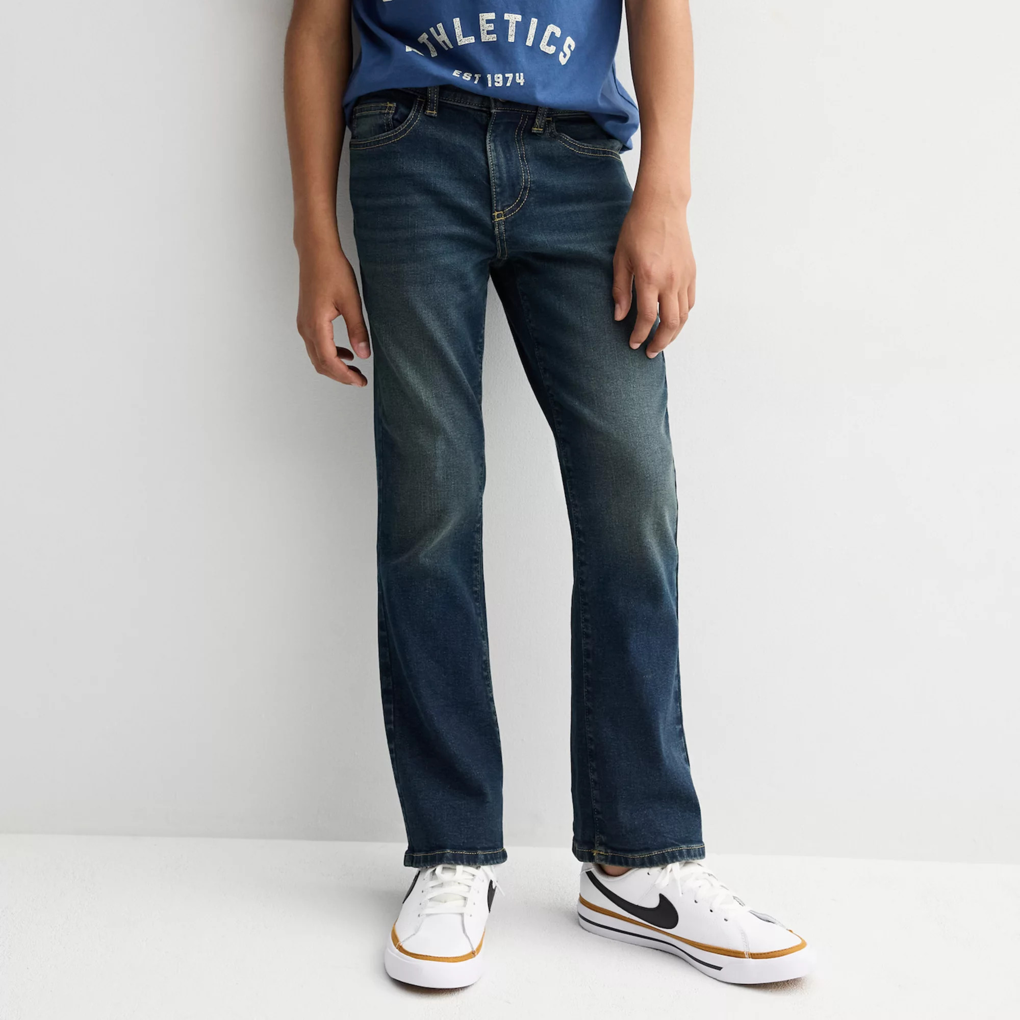 Boys 7-20 Sonoma Goods For Life\u00ae Slim Bootcut Fit Denim Jeans | Kohl's