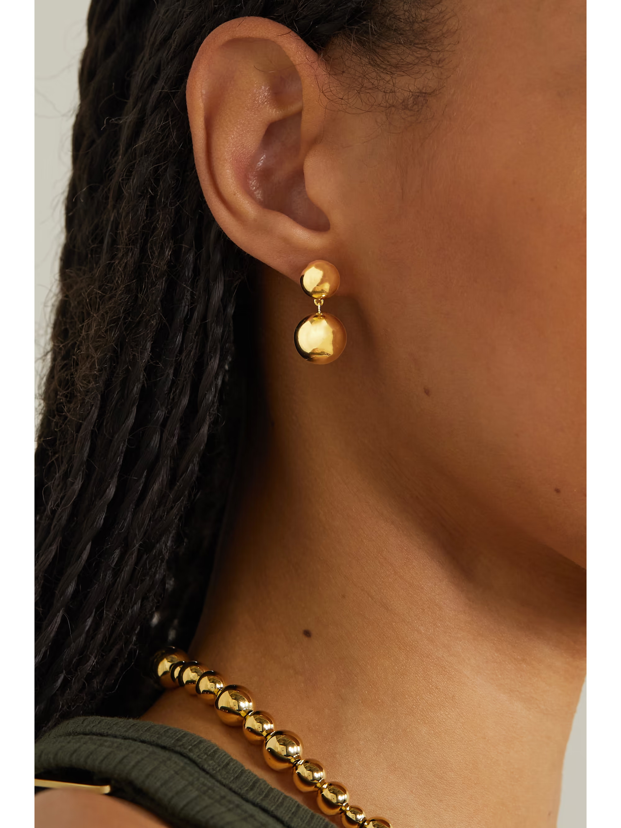 The Caroline gold-plated earrings | NET-A-PORTER (UK & EU)