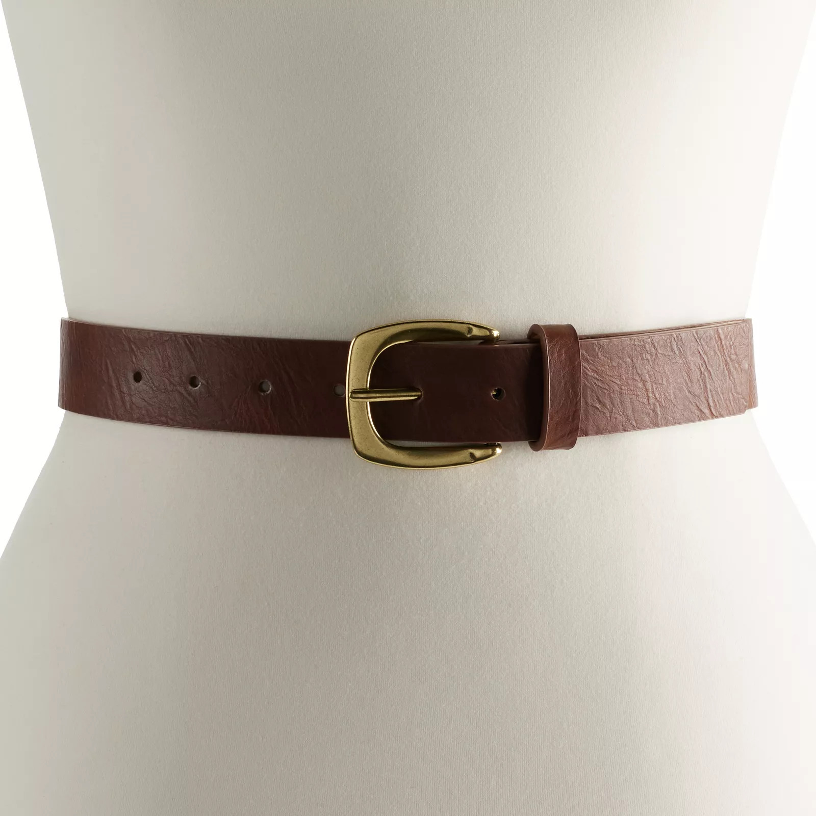 Women's Sonoma Goods For Life® Square Buckle Belt, Size: Small, Black | Kohl's