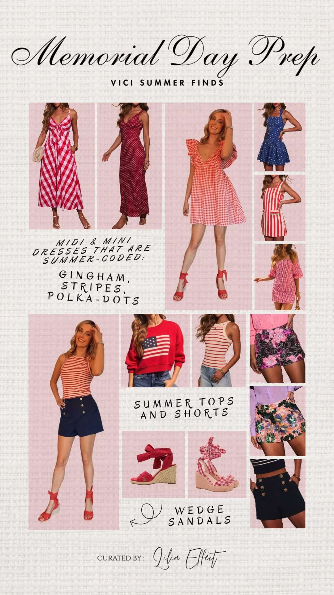 Memorial Day prep — VICI summer finds 🇺🇸☀️ Midi & mini dresses that are summer-coded: gingham, stripes, and polka-dots—easy, feminine pieces made for all your holiday weekend plans. ✨
 

 #LTKdayinmylife #LTKgrwm #LTKootd