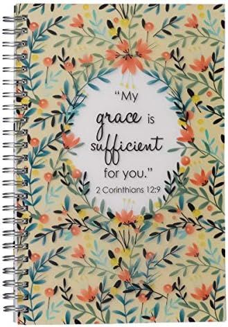 Christian Art Gifts Notebook My Grace is Sufficient 2 Corinthians 12:9 Bible Verse Inspirational ... | Amazon (US)