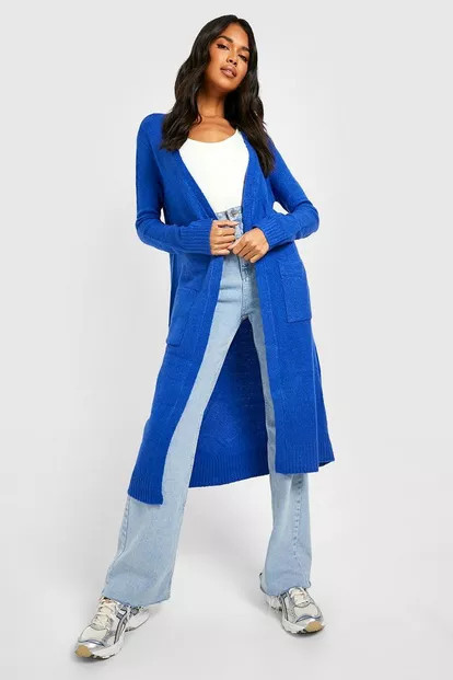 Soft Knit Maxi Cardigan | Boohoo.com (US & CA)
