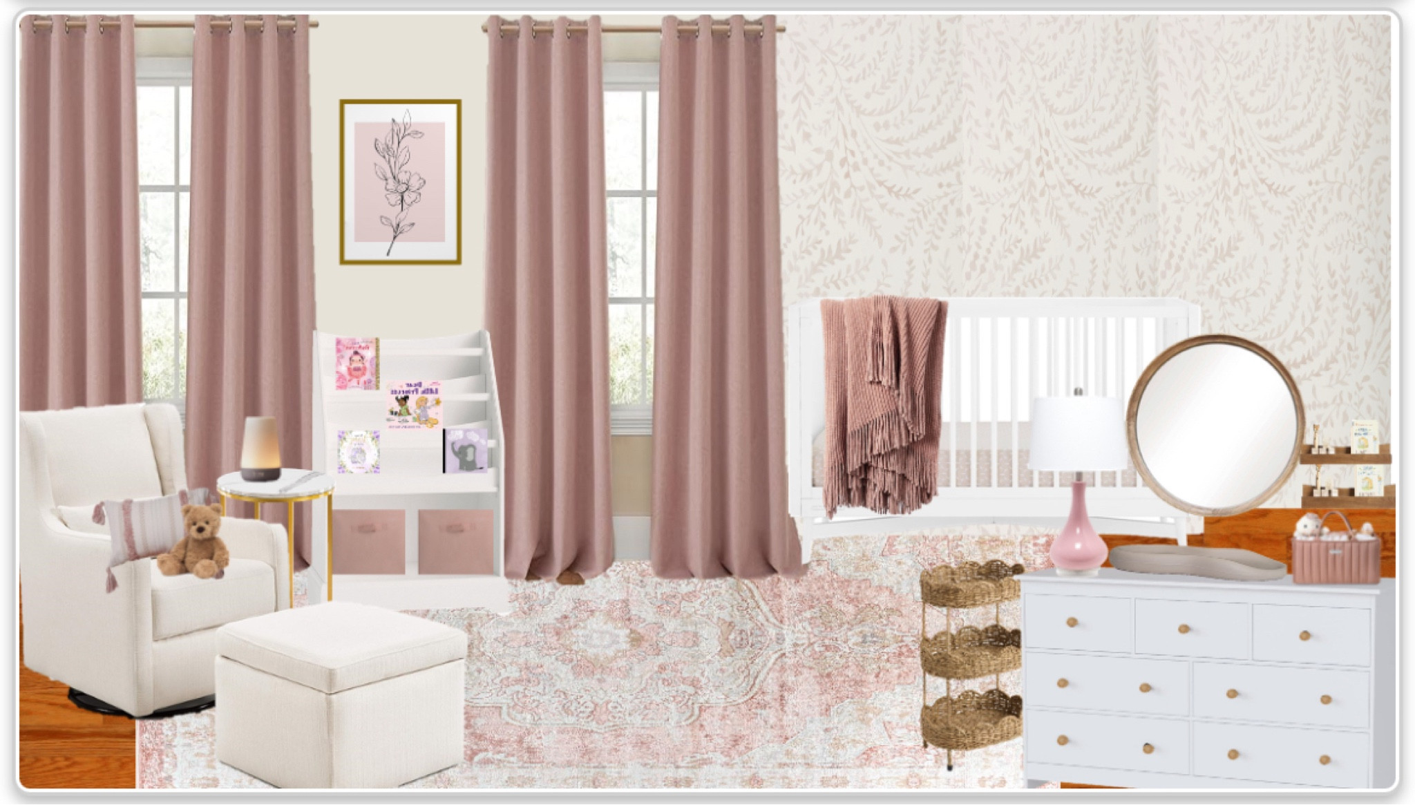 Baby girl nursery

#LTKBaby #LTKKids #LTKHome