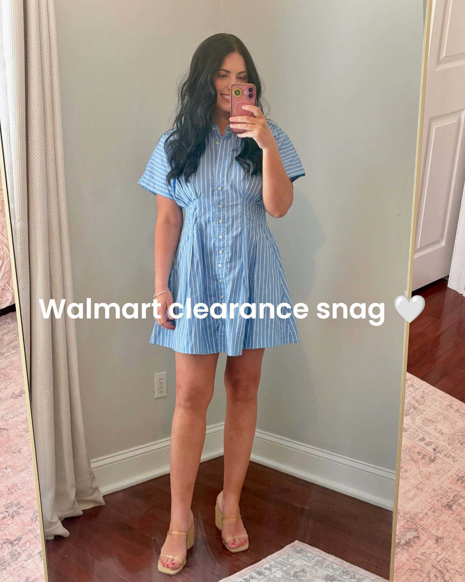 The cutest Walmart dress I snagged on clearance! Comes in blue and green!

#LTKootd #LTKgrwm #LTKmomlife