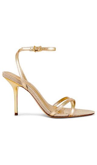 Claudia Sandal in Gold | Revolve Clothing (Global)