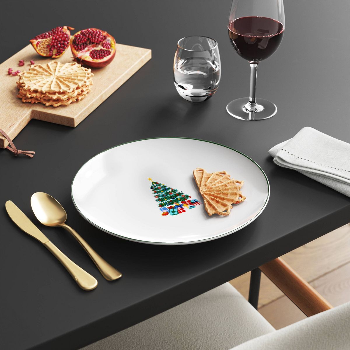 Christmas Dining Plate White - Threshold™ | Target