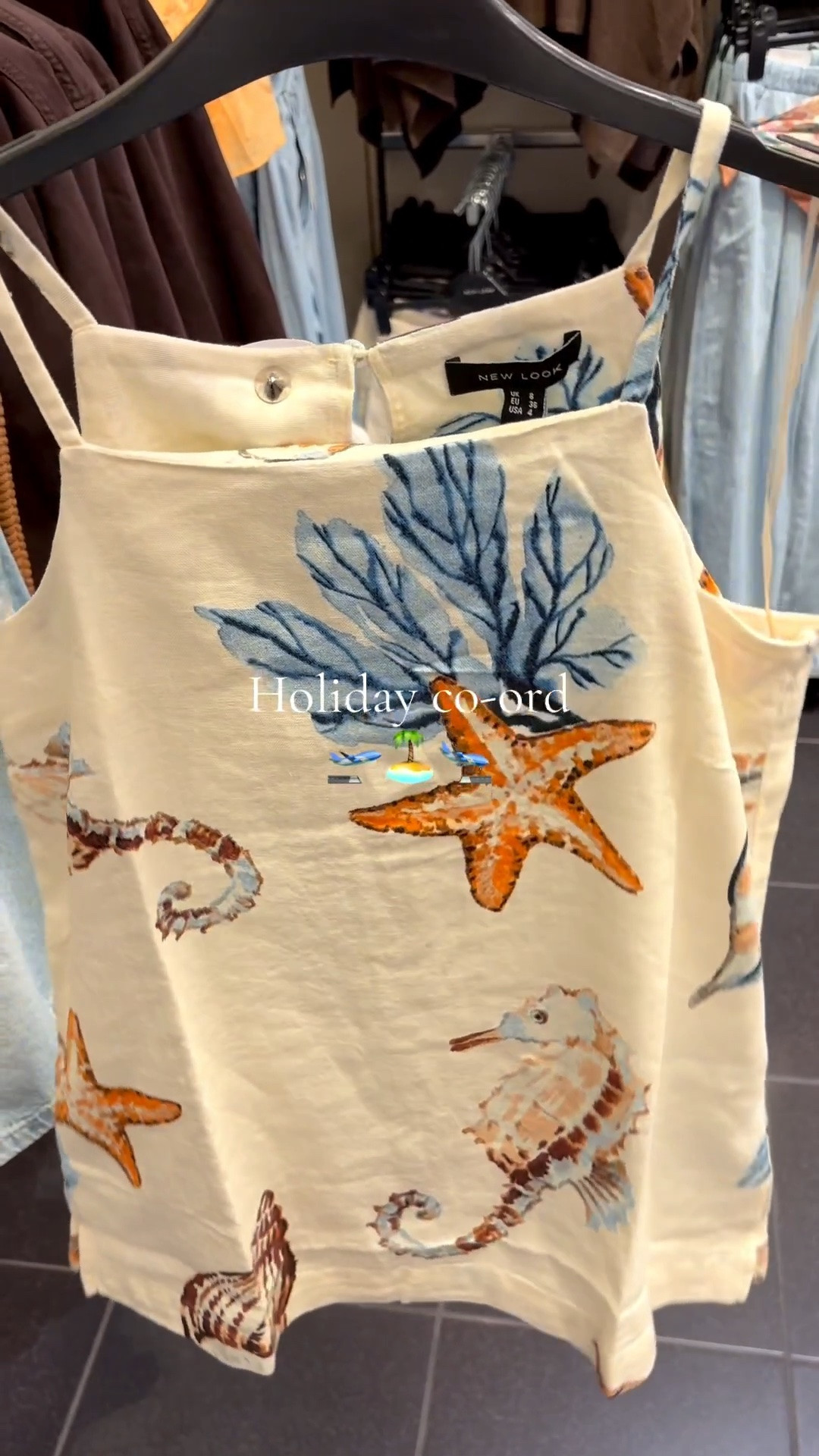 New Look bringing the perfect holiday co-ord 🐠 This linen trousers and cami top set are made for drinks by the sea front 🌊 That seahorse print 🫢

#LTKTravel #LTKSwim #LTKootd