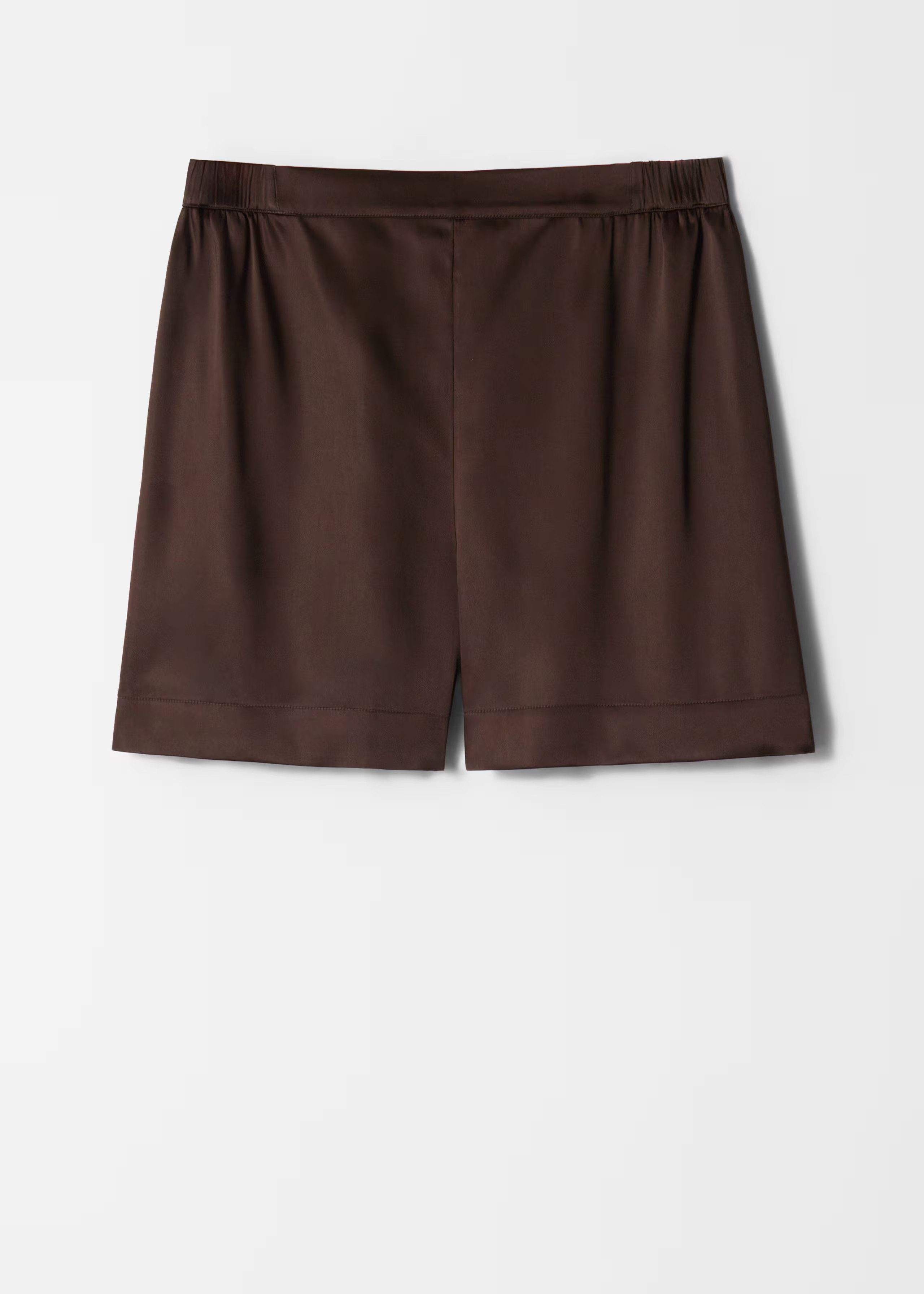 Pull-on-Shorts aus Satin - Dunkelbraun - & Other Stories AT | & Other Stories EU