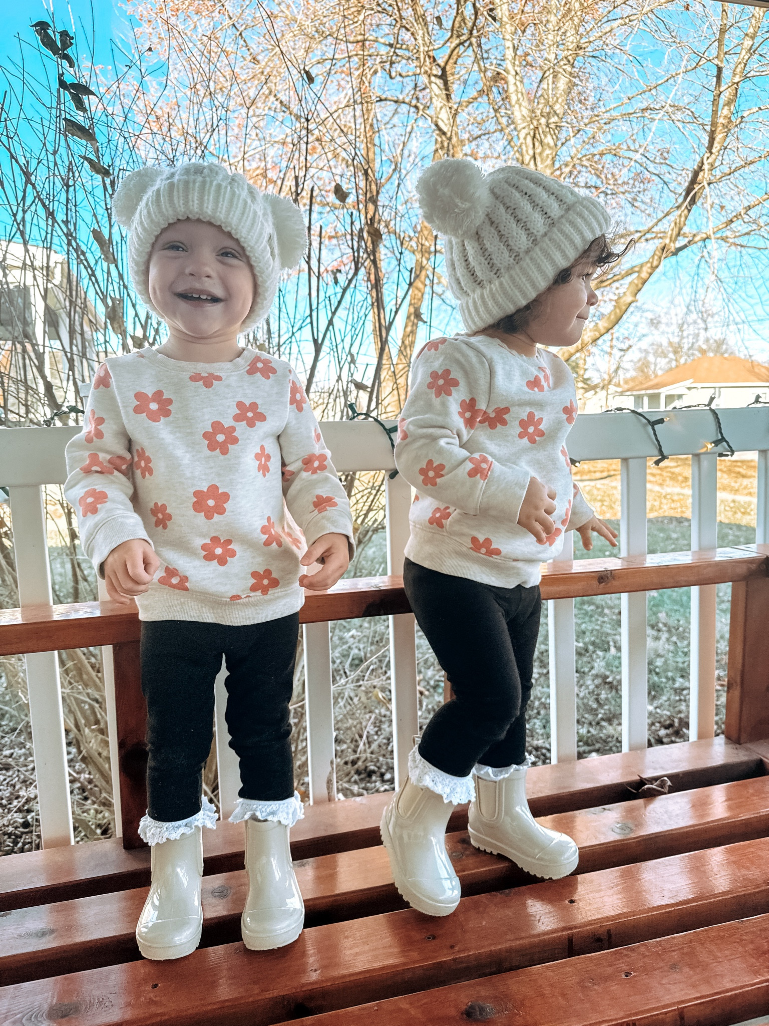 Comfy, cozy, and casual toddler outfit ❄️
#toddlerootd #toddlergirl #kidsstyle #toddlerfashion #toddlergirloutfits 

#LTKKids #LTKFamily #LTKBaby