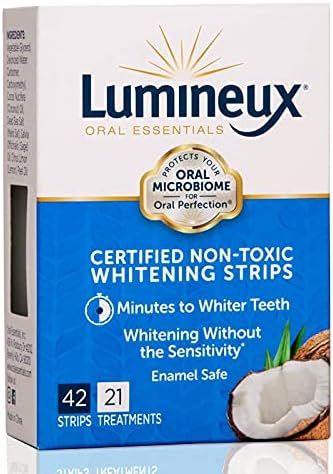 Lumineux Teeth Whitening Strips by Oral Essentials - 21 Treatments Dentist Formulated and Certifi... | Amazon (US)