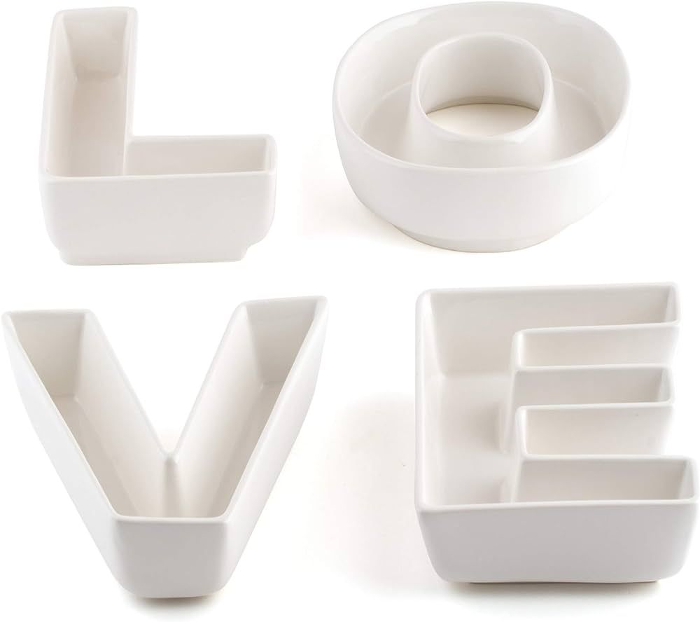 Weddingstar "LOVE" Plates Set | Amazon (US)