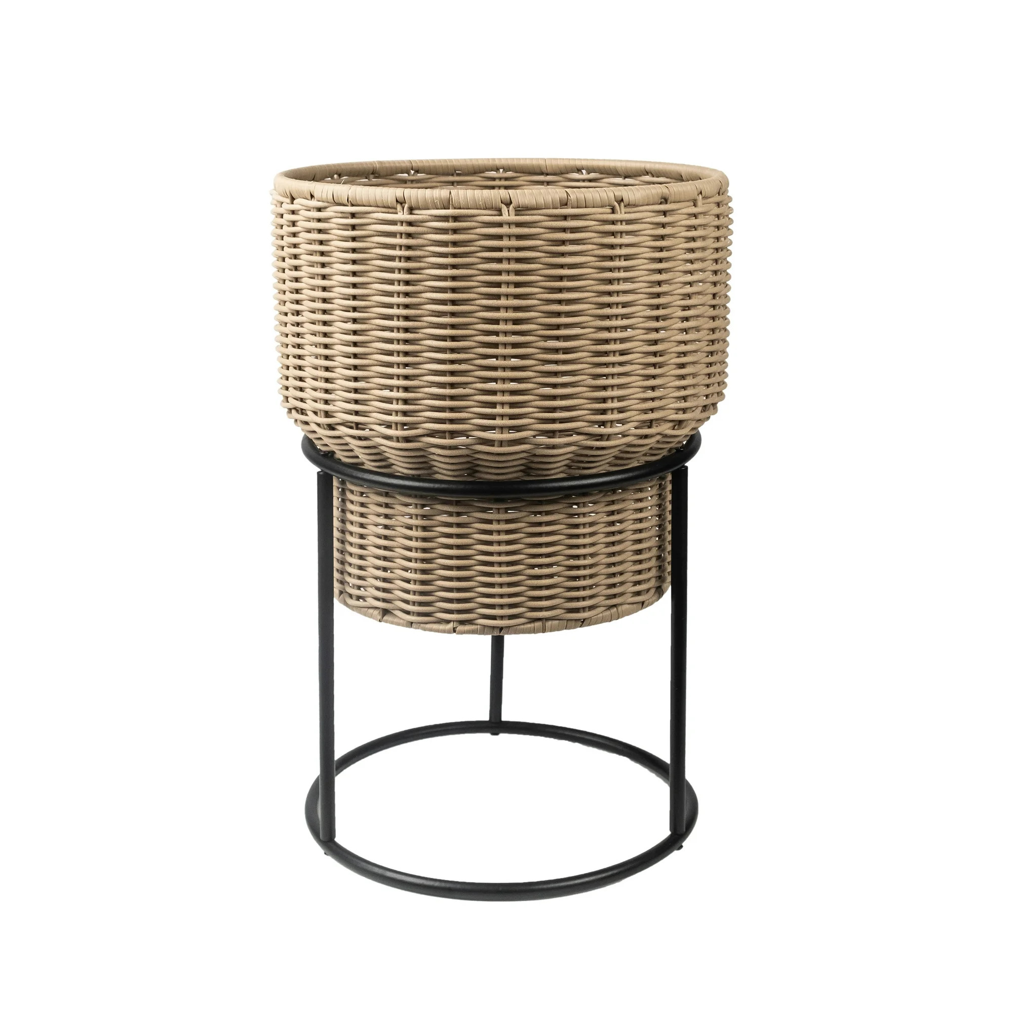 Better Homes & Gardens 12 inch Celeste Resin Planter with Metal Stand | Walmart (CA)