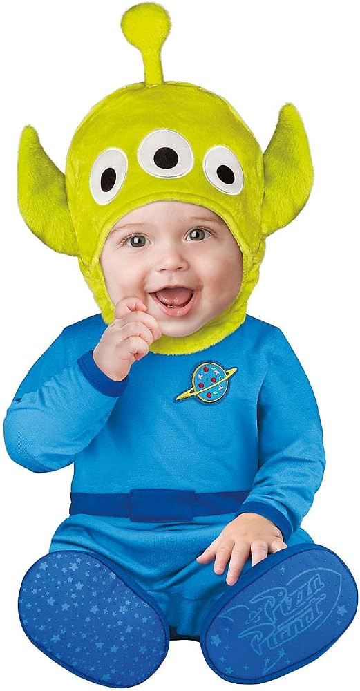 Spirit Halloween Toy Story Baby Alien Jumpsuit Costume | Officially Licensed | Easy-To-Wear Outfi... | Amazon (US)
