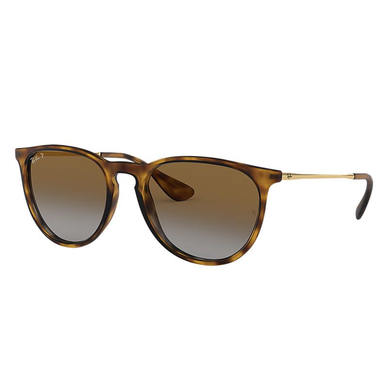 Ray-Ban Women's Erika @Collection Gold Sunglasses, Polarized Brown Lenses - Rb4171 | Ray-Ban (US)