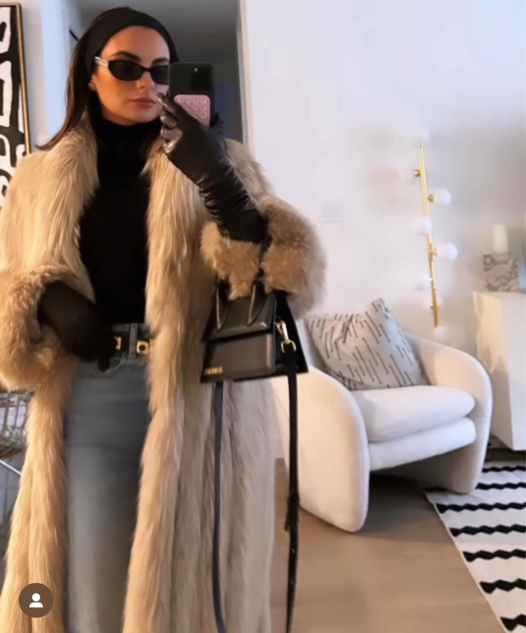 Poster girl for the Mob Wife Aesthetic, Paige de Sorbo.

Black leather bag from Jacquemus
Shaggy fur coat from the Frankie Shop
Shades from Aureum



#LTKstyletip #LTKU #LTKMostLoved