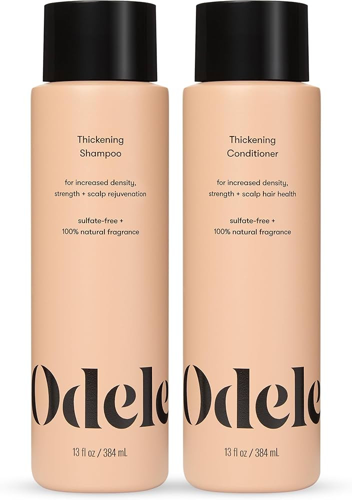 Odele Hair Thickening Shampoo and Conditioner Gift Set, Increases Density & Strength, for Straigh... | Amazon (US)
