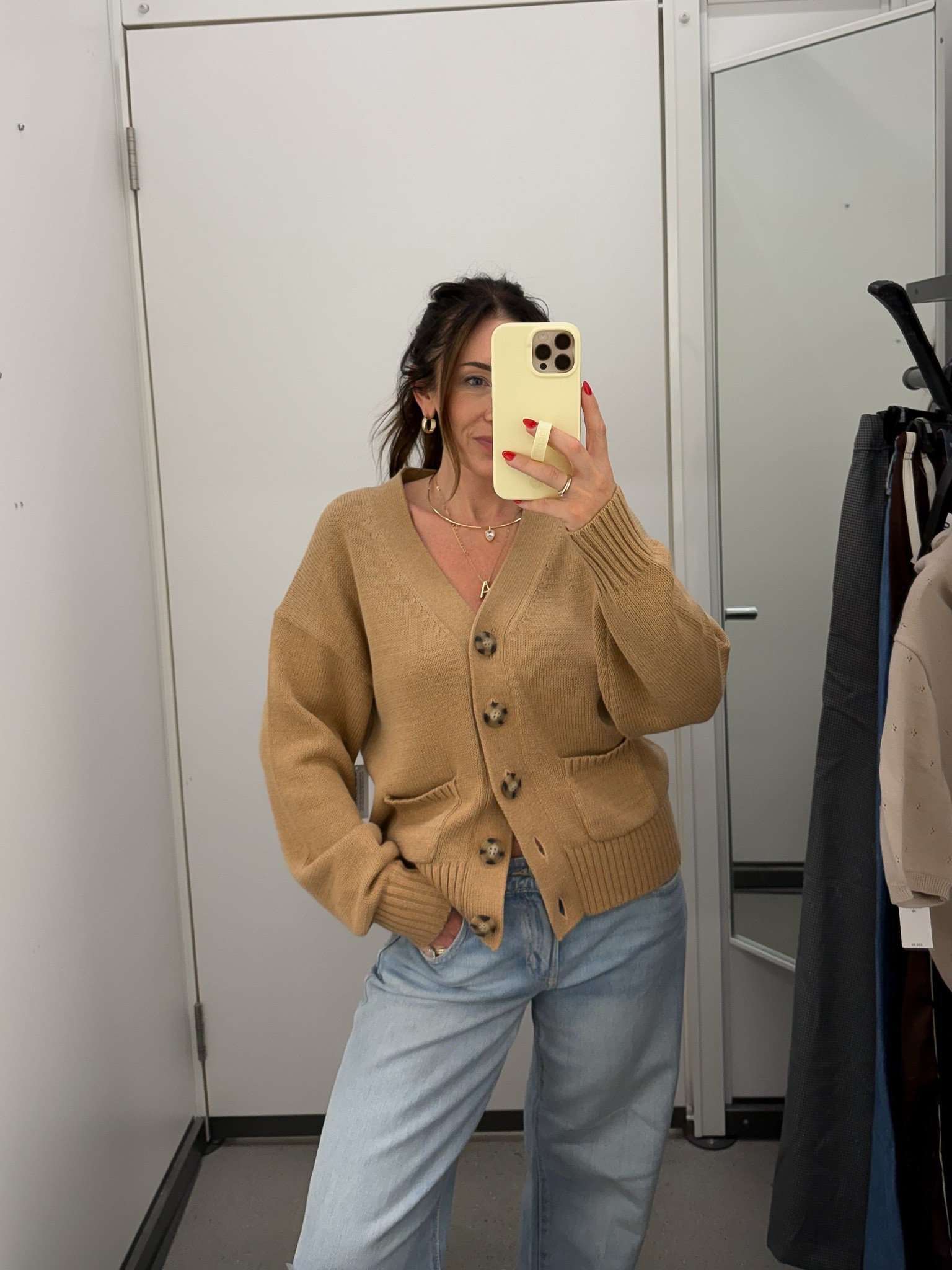 The grandpa sweater I get every year. Old Navy style currently 50% off