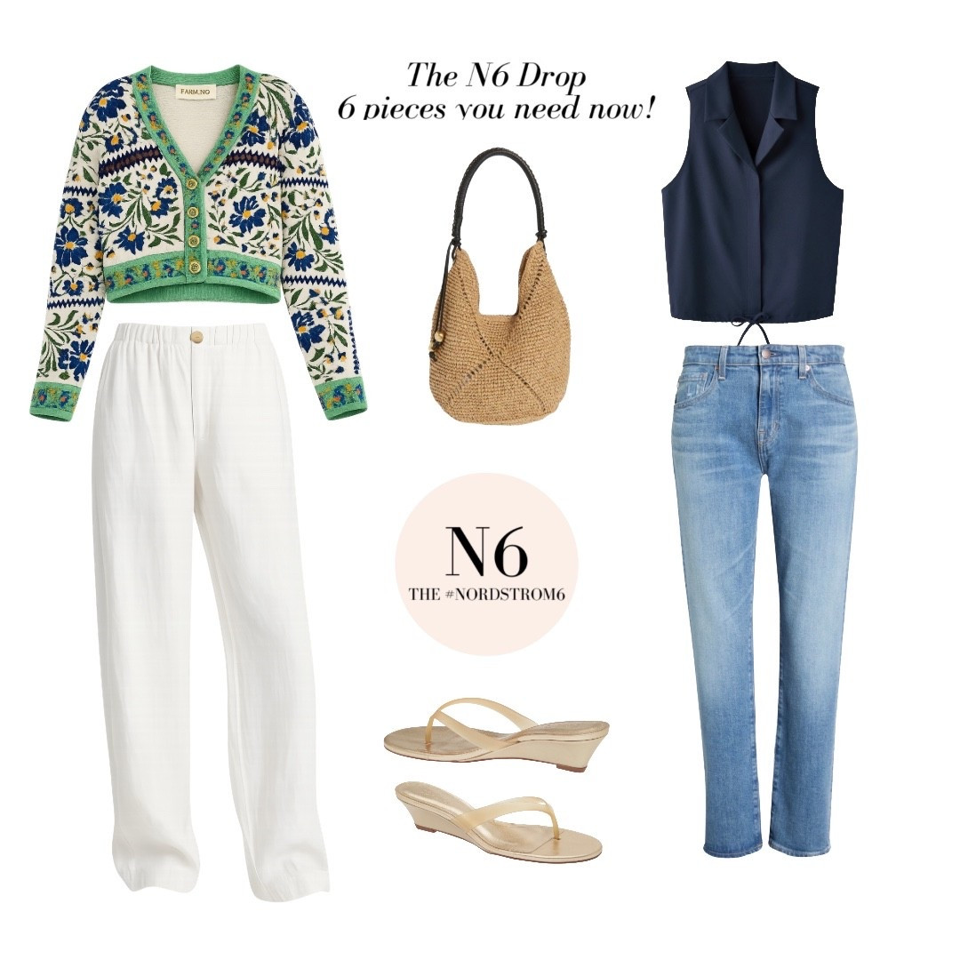 The May Nordstrom6 Drop is here! 

This is a collection of pieces (from Nordstrom) chosen by 5 pro stylists that we believe every woman could use to freshen up her wardrobe in May! 

The sweater is true to size, the linen pants I sized up, the top is true to size, the jeans-if between sizes, size down.

#LTKootd
