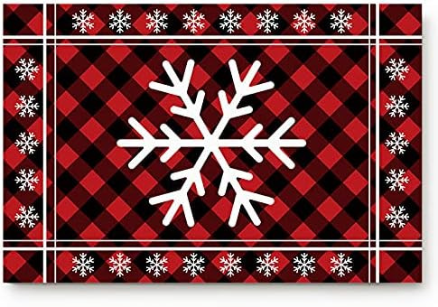 Christmas Door Mat Outdoor Indoor Welcome Non-Slip Absorbent Mats for Front Door Home Entrance Po... | Amazon (US)