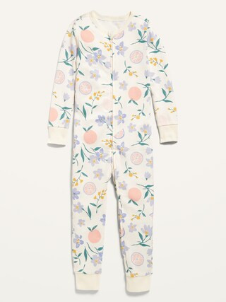 Unisex Snug-Fit 2-Way-Zip Printed Pajama One-Piece for Toddler & Baby | Old Navy (CA)