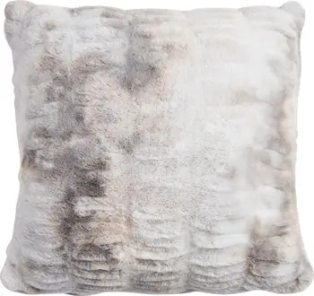 Nordstrom Ruched Faux Fur Accent Pillow | Nordstrom | Nordstrom