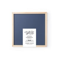 15x15 Magnetic Letter Board Slate | The Type Set Co.