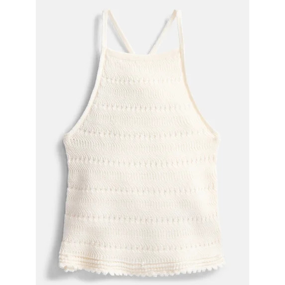 Weekend Academy Girls Crochet Halter Top, Sizes 4-18 | Walmart (US)