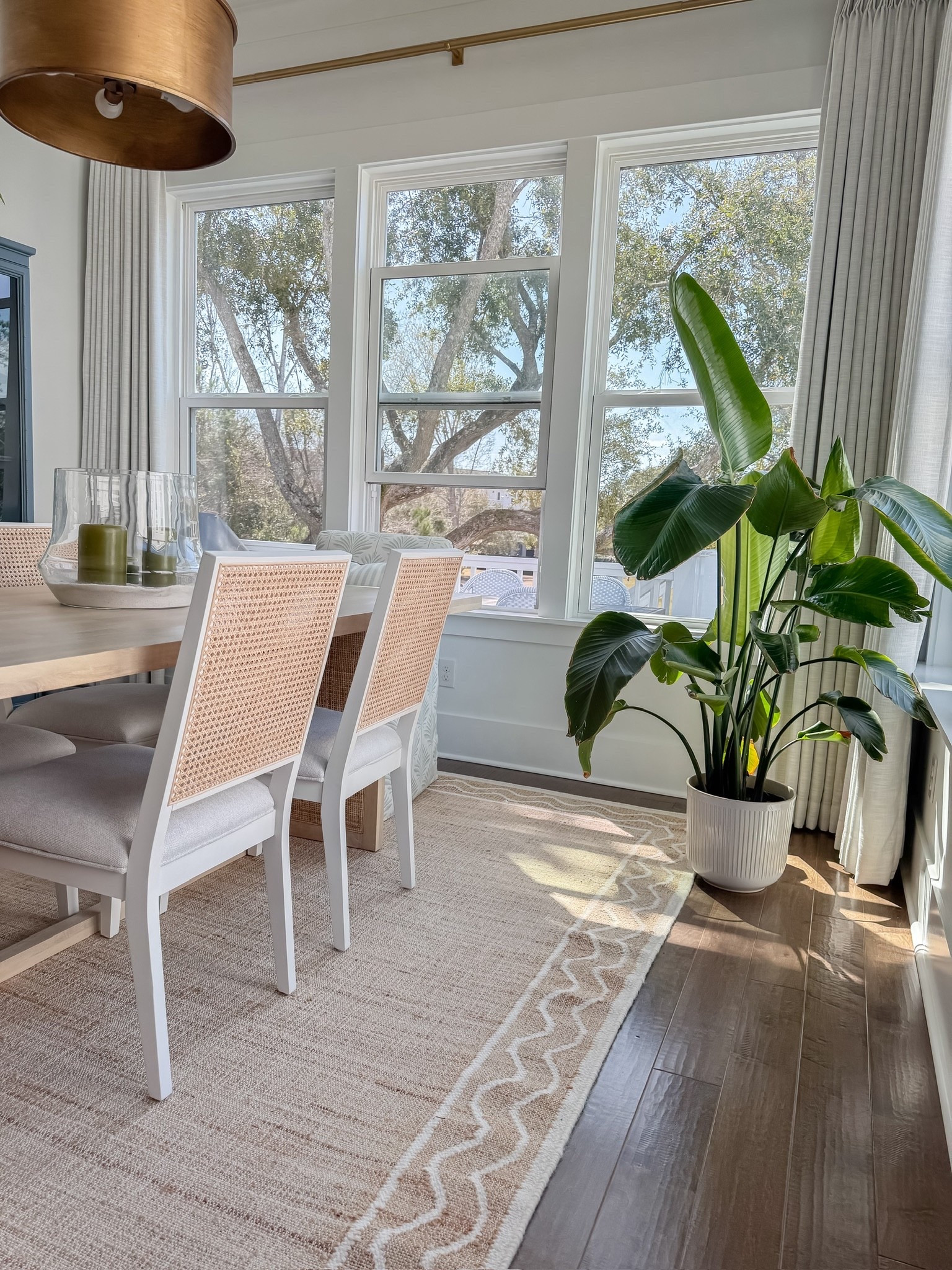 Our dining room chairs and our area rug are both on sale right now! 🤍 I love how classic these pieces are, and how they can be mixed and matched with other colors and patterns. 

#LTKSaleAlert #LTKHome