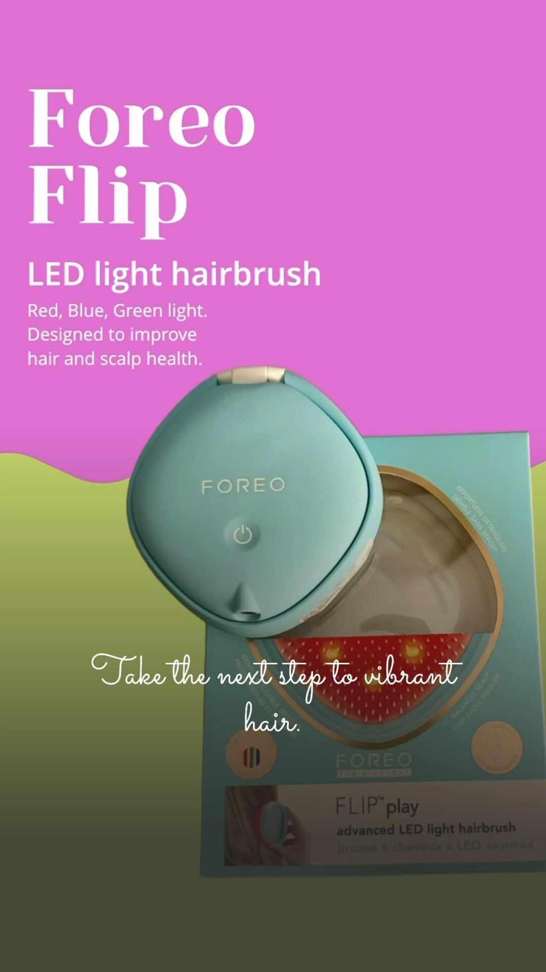 Foreo Flip… has anyone else tried this brush? I love all of my Foreo products, so when I saw the brush I had to check it out. Has three led lights. You must link it to app to make it work  This would make a great gift or stocking stuffer. #foreo #haircare 

#LTKHoliday #LTKGiftGuide #LTKselfcare