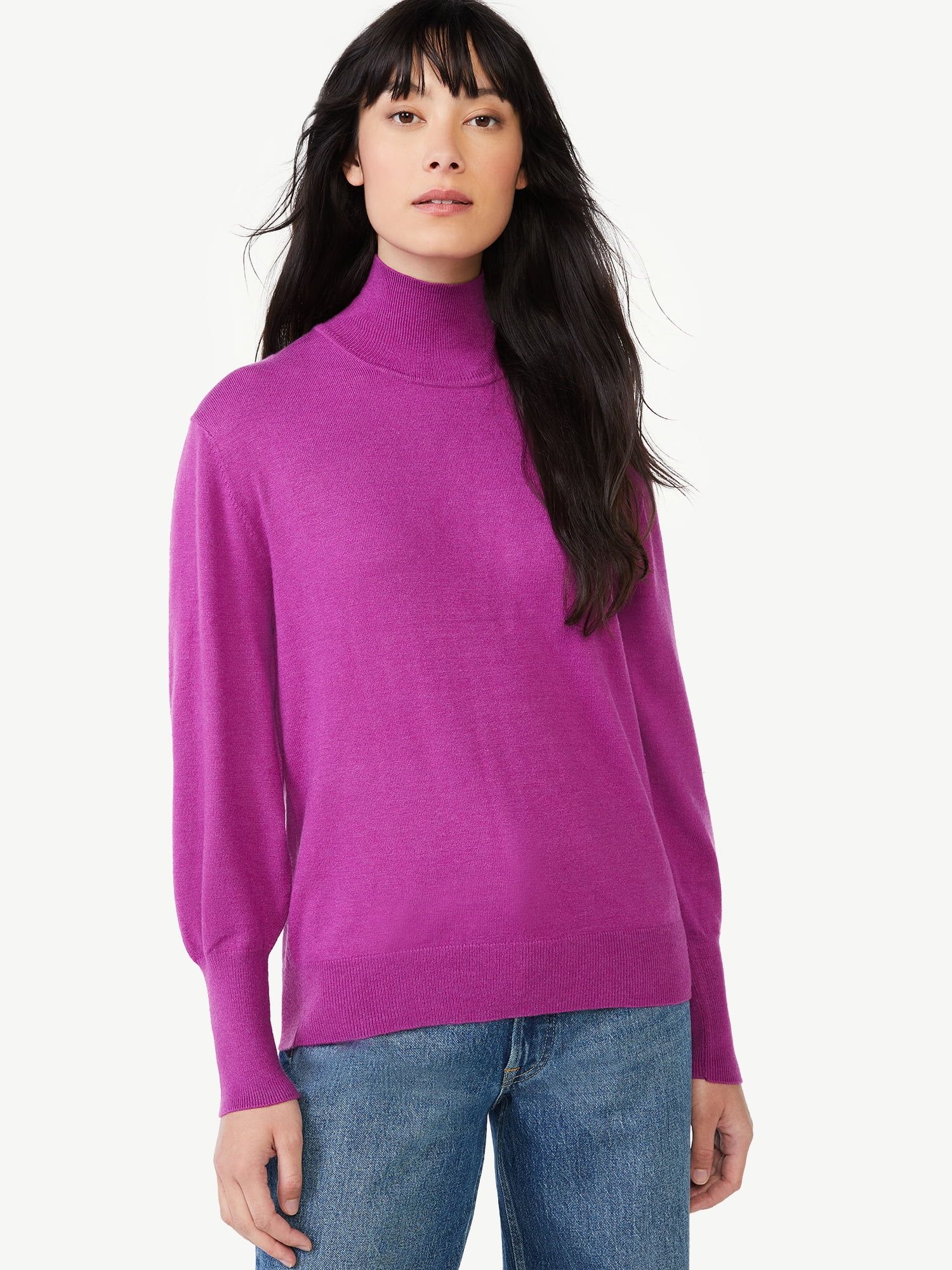 Free Assembly Women’s Ultra-Soft Turtleneck Sweater | Walmart (US)