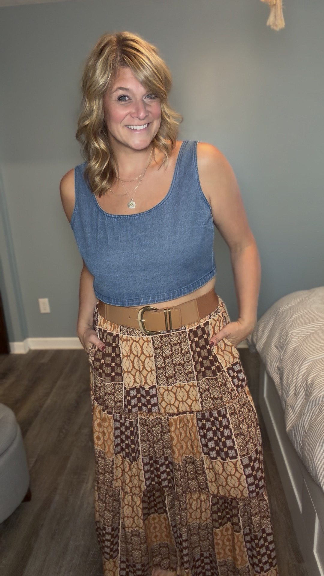 🌾✨ Early fall boho vibes! ✨

This denim top is such a versatile piece—perfect for a concert, a Nashville trip, or everyday wear. And this boho skirt is a true all-season staple! I’ve worn it with sweaters and boots for fall, sandals for summer, and everything in between. 🤎

Cute, comfy, flowy, and SO easy to style! #BohoStyle #EarlyFallOutfits #MidsizeFashion #AmazonFashion #MomStyle

#LTKTall #LTKMidsize #LTKOver40