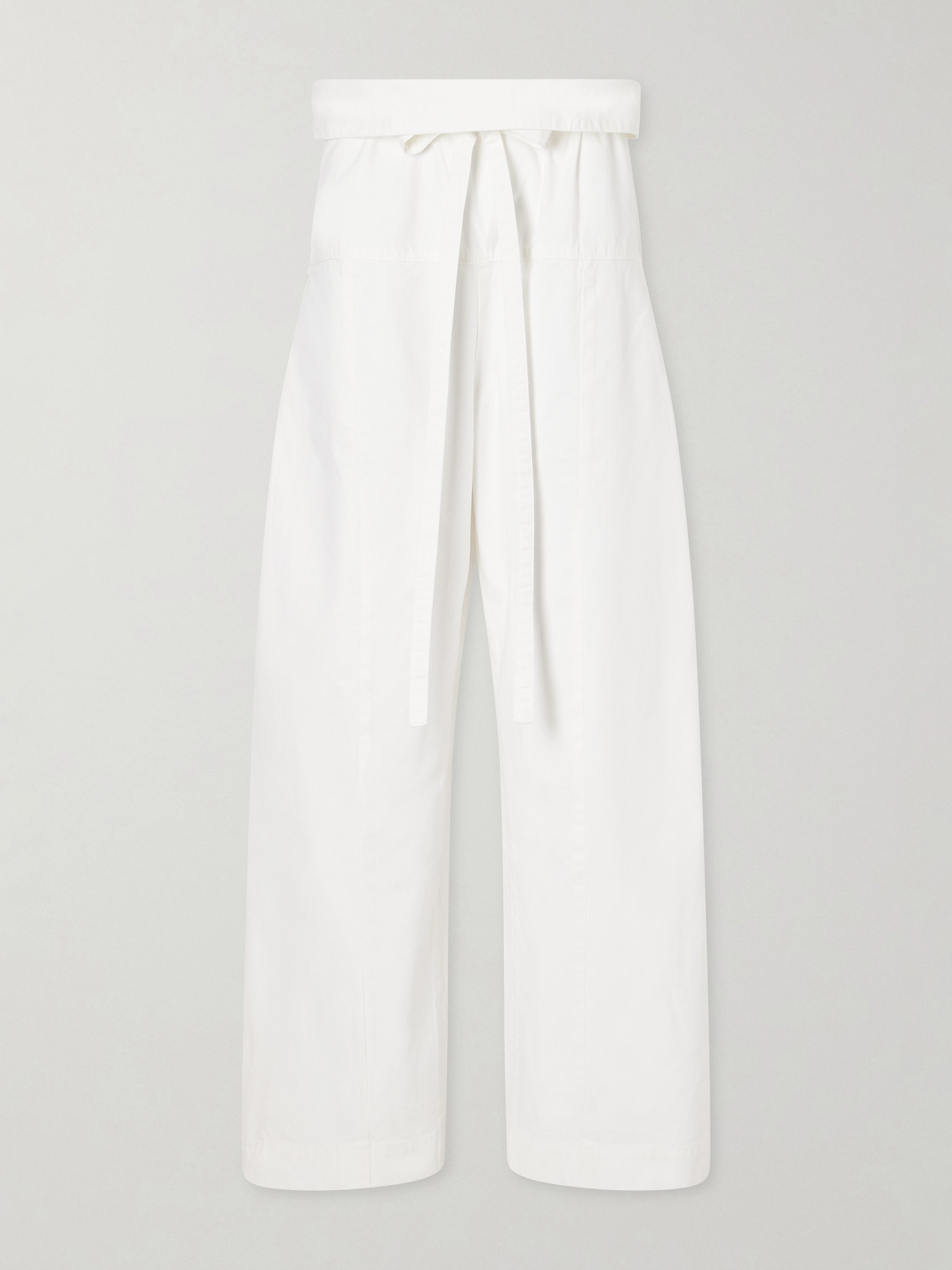Matteau - Fisherman Cotton-twill Pants - White - 4 | NET-A-PORTER APAC