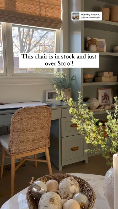 Office chair in stock for shipping and $120!! 

#officedecor 

#LTKHoliday #LTKhome