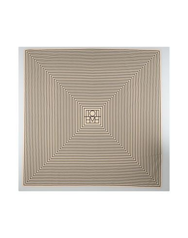 Toteme Woman Scarf Cream Size - Cotton, Silk | YOOX (US)