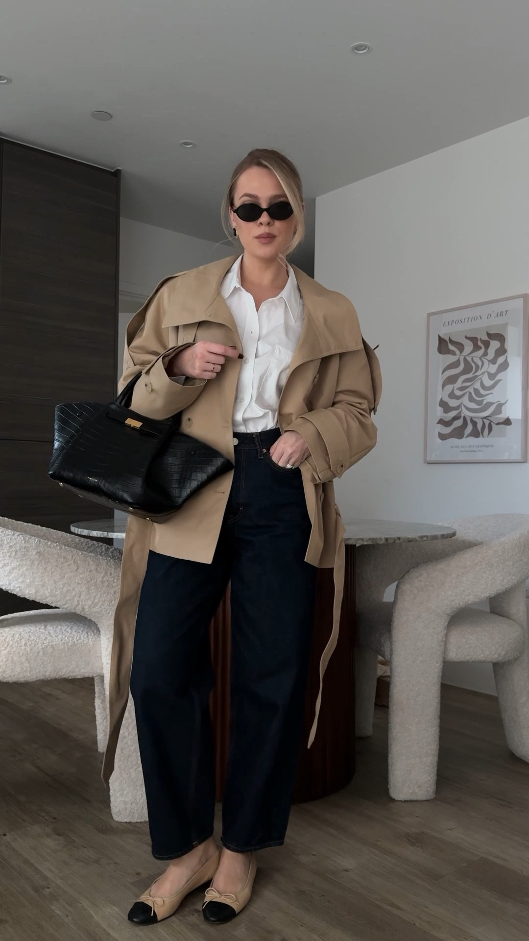 GRWM spring edition 🌼 

#capsulewardrobe #springfashion #relatablefashion #ootd #outfitideas #springoutfits #styleinspo #easyoutfits  #hmhaul #springfits #trenchcoat #zara

#LTKspring #LTKworkwear #LTKjeans