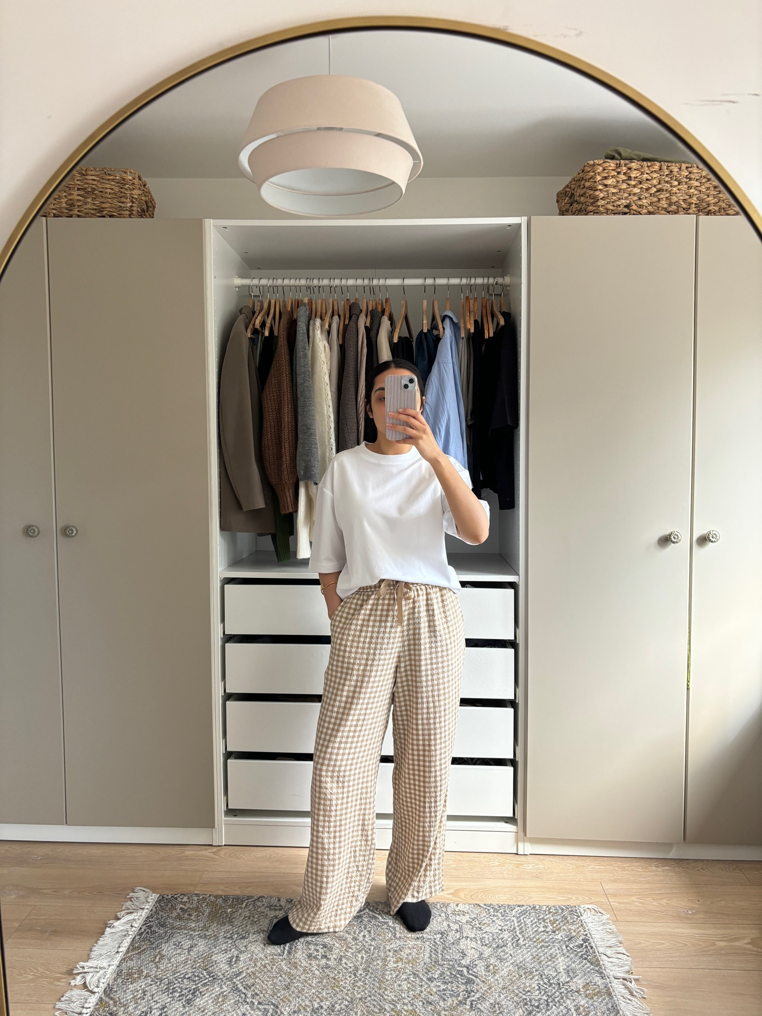 spring summer outfit inspo, casual outfit, checkered trousers, white beige trousers, loose linen trousers, casual slouchy trousers, uniqlo, t shirts, mens airism crew neck t shirt, black t shirt, summer t shirt staple, basic t shirt

#LTKstyletip #LTKSeasonal #LTKeurope